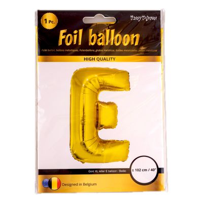 Folienballon E Gold 102cm