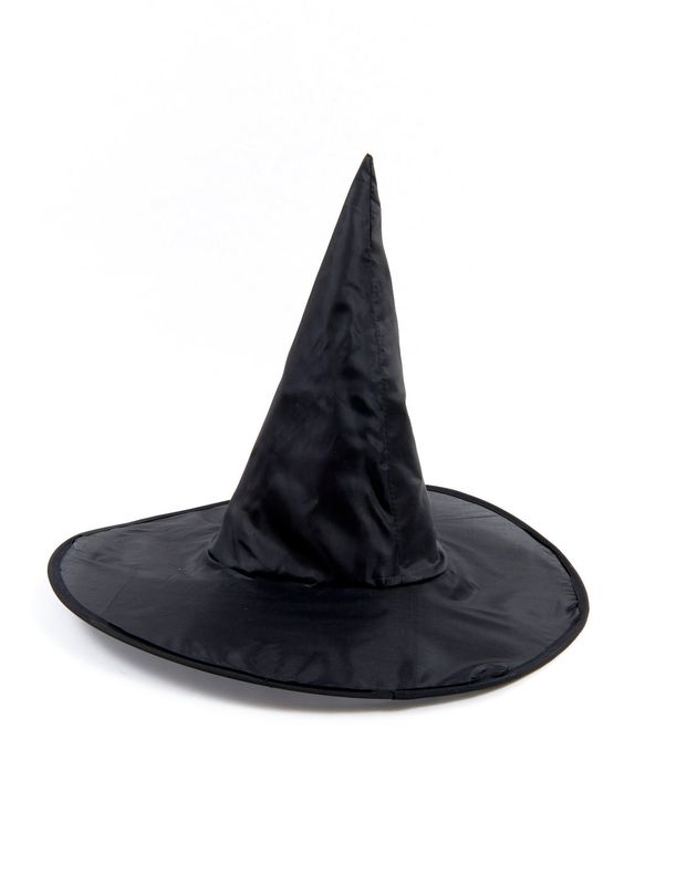 Hexenhut Satin Schwarz Kinder Hexenhut Satin Schwarz Kinder