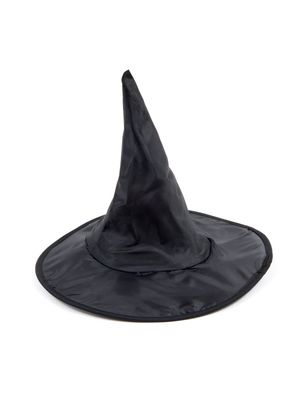Hexenhut Satin Schwarz