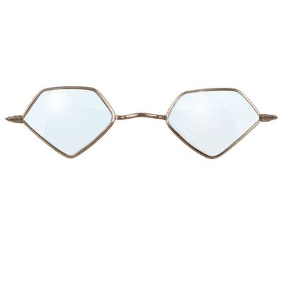 Brille Herz Gold