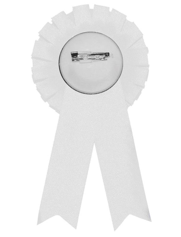 Brosche Rosette Verkehrsschild 60 Jahre