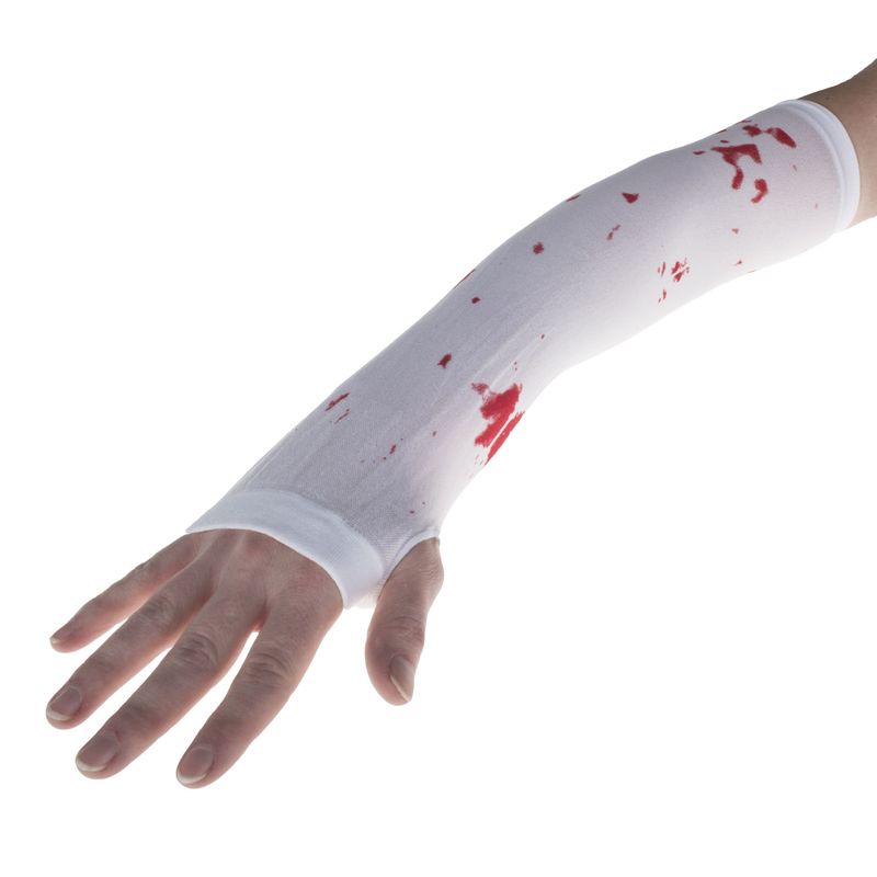 Handschoenen zonder vingers met bloed