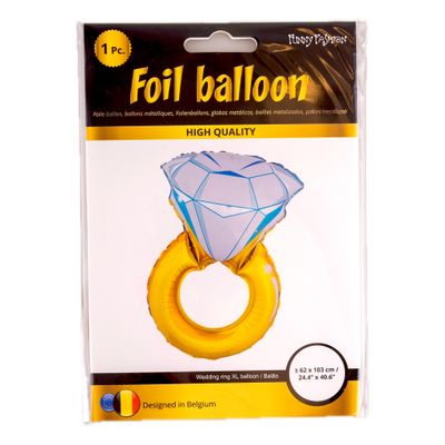 Folienballon Diamantring
