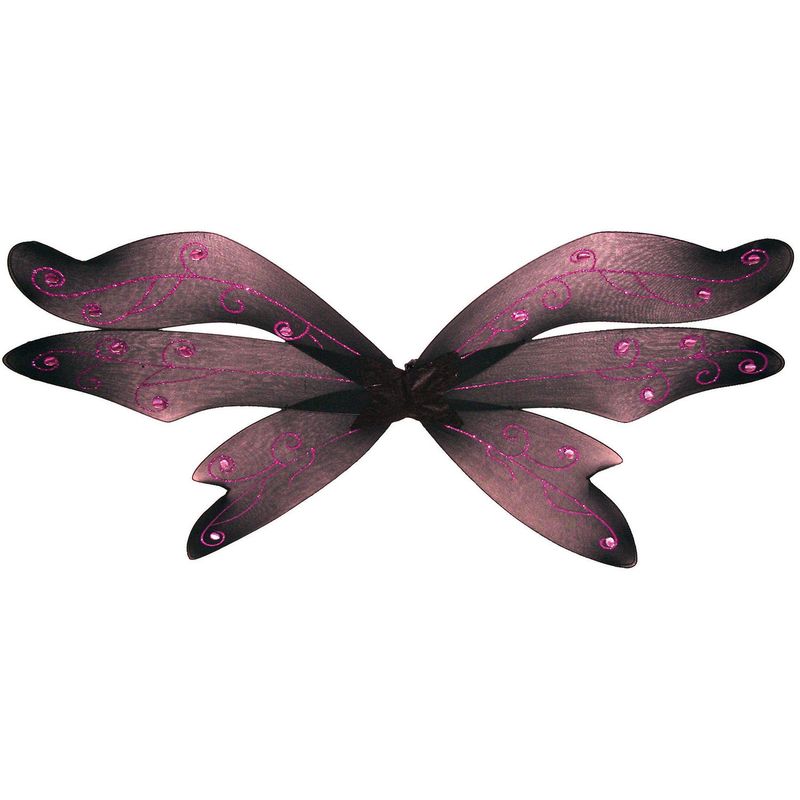 Flügel Papillon Schwarz/Lila