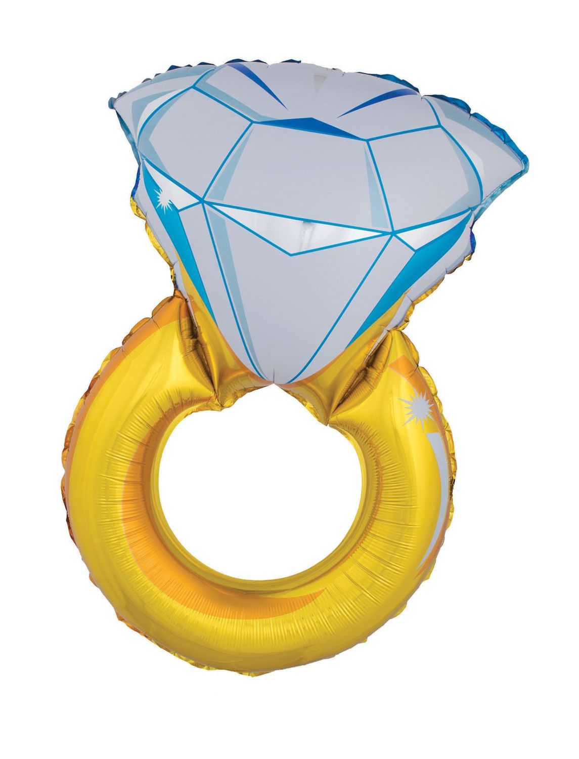 Folienballon Diamantring Folienballon Diamantring