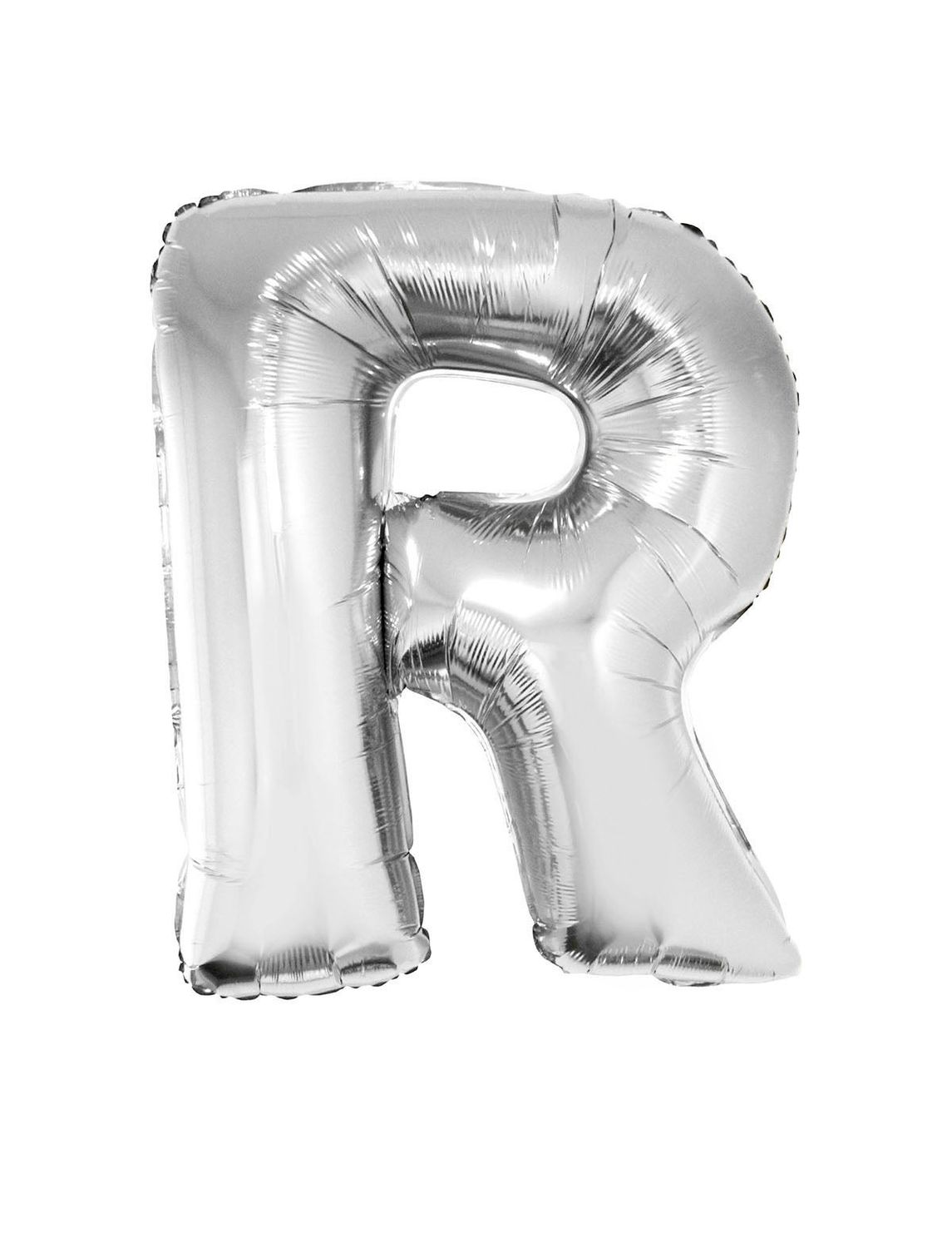 Folienballon R Silber 102cm