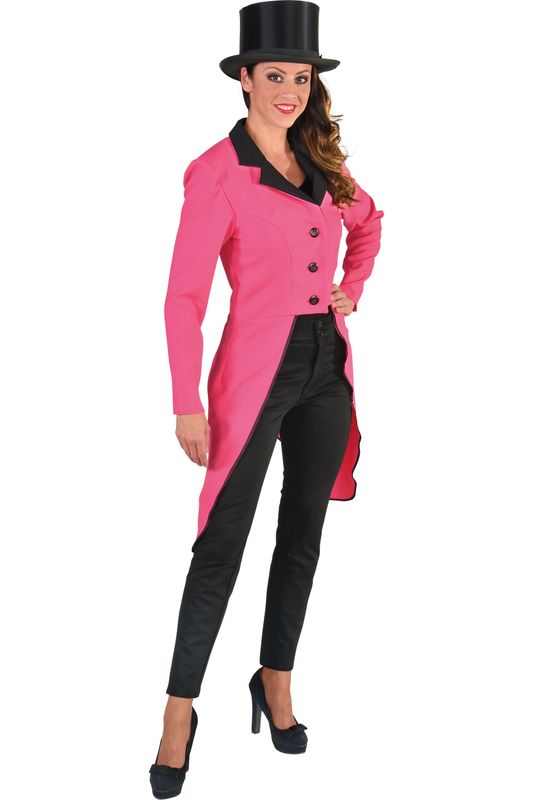 Frack Burlesque Damen Pink