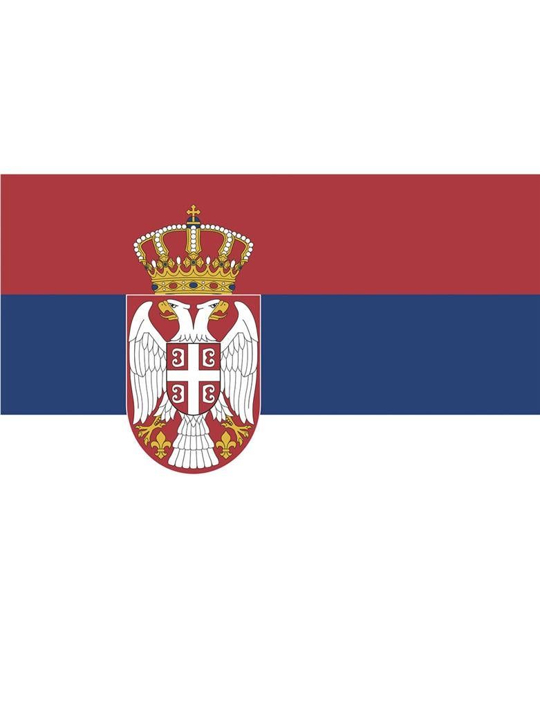 Vlag 150 x 90 cm Servië