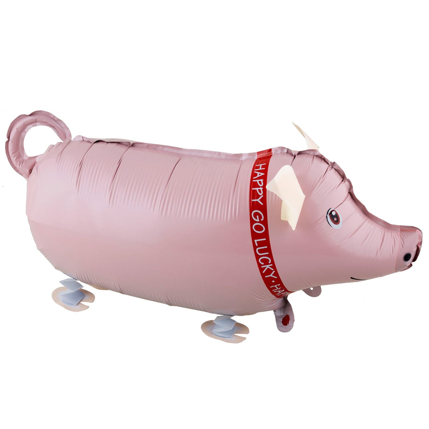Folienballon Laufendes Schwein 225cm