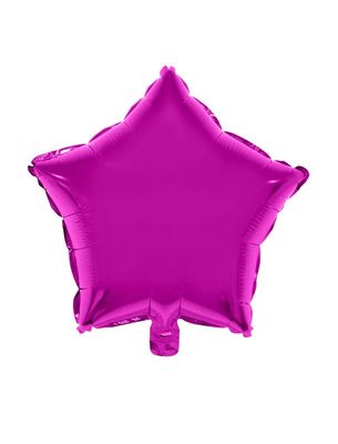 Folienballon Stern 45cm Fuchsia