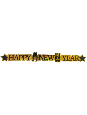 Banner happy new year 113cm Banner happy new year 113cm