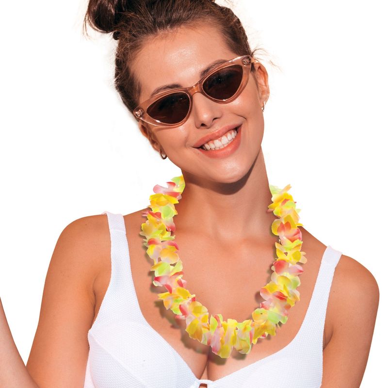 Blumenkette Hawaii Gelb