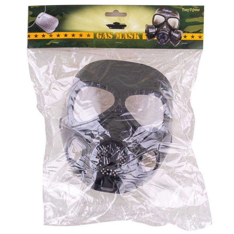 Gasmasker Zwart PVC