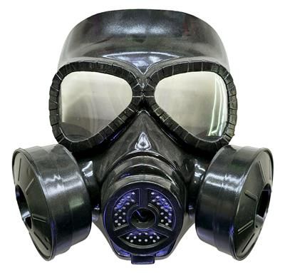 Gasmaske Schwarz PVC Gasmaske Schwarz PVC