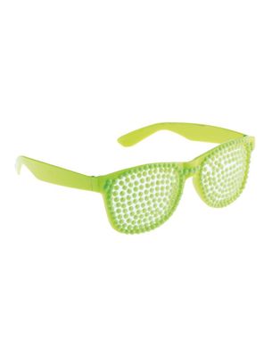 Brille Neon-Perlen