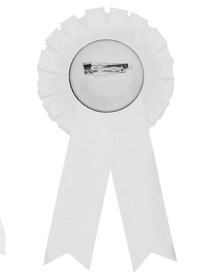 Brosche Rosette Verkehrsschild 50 Jahre