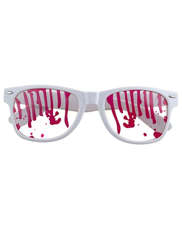 Brille mit Blut Kind