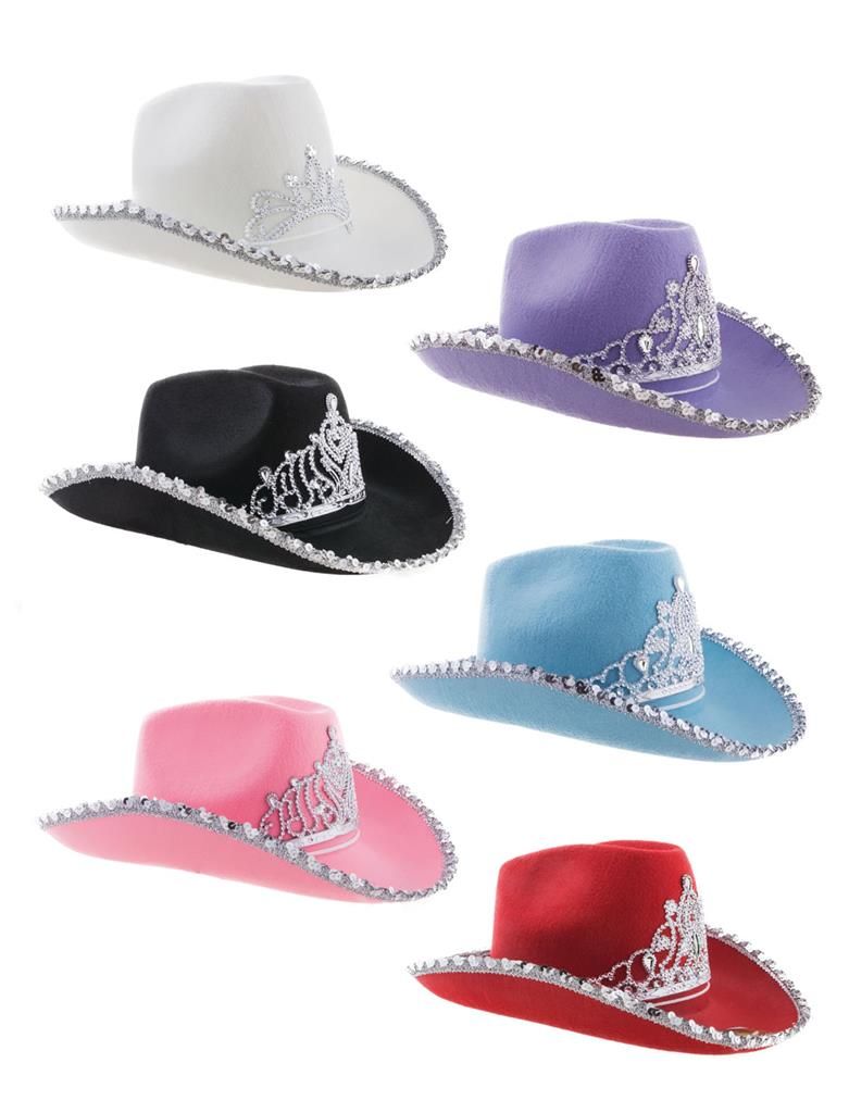 Cowboyhut mit Krone 6 Farben Cowboyhut mit Krone 6 Farben