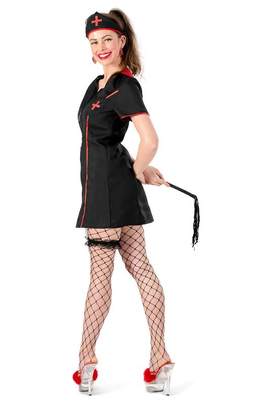 Jurk Zwarte Verpleegster Betty