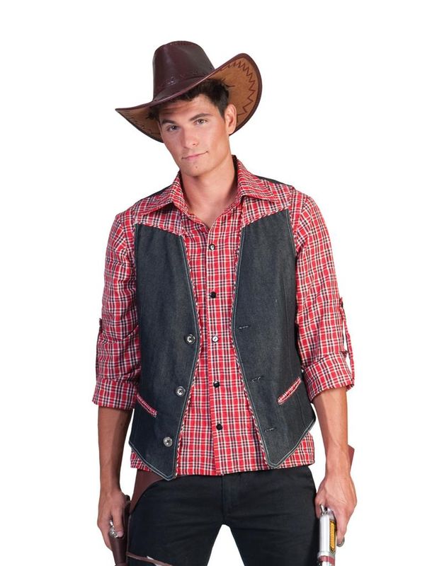 Denim ranger vest
