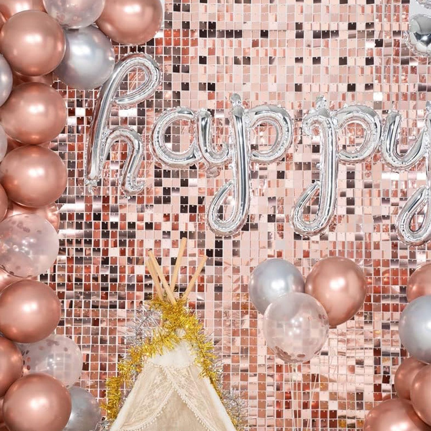 Dekorative Platte 30x30cm Rosa