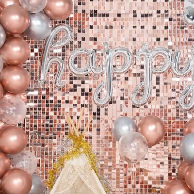 Dekorative Platte 30x30cm Rosa