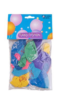 20 Ballons Bon Anniversaire 22cm
