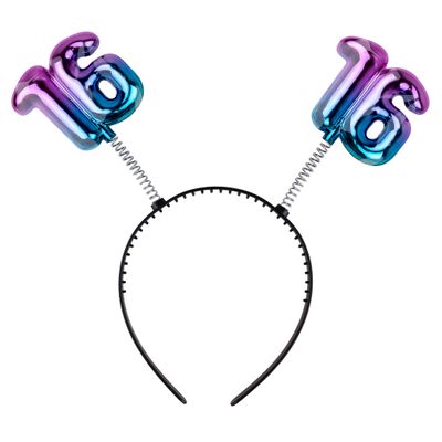 Haarreif 16. Geburtstag Regenbogen Haarreif 16. Geburtstag Regenbogen