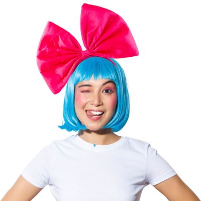 Haarreif Fluo mit Riesenschleife 4 Farben