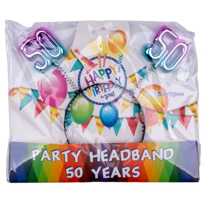 Diadeem 50e Verjaardag Regenboog