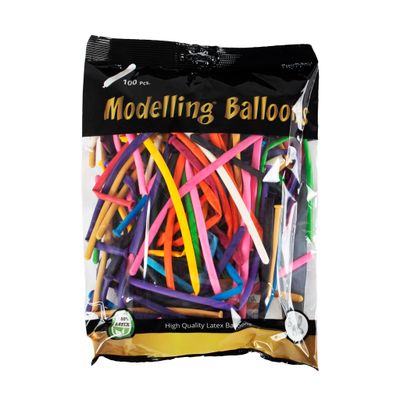 100 Modellierballons Sortiert 155cm
