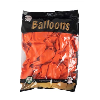 100 Uni Luftballons Orange 30cm