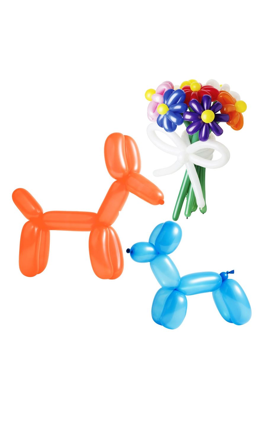 100 Modellierballons Sortiert 155cm
