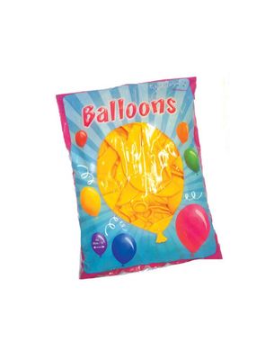 100 ballonnen 30cm geel