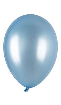 100 Uni Luftballons Metallic Hellblau 30cm 100 Uni Luftballons Metallic Hellblau 30cm