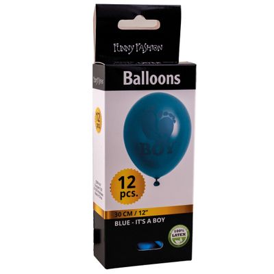 12 Luftballons Baby Boy 30cm