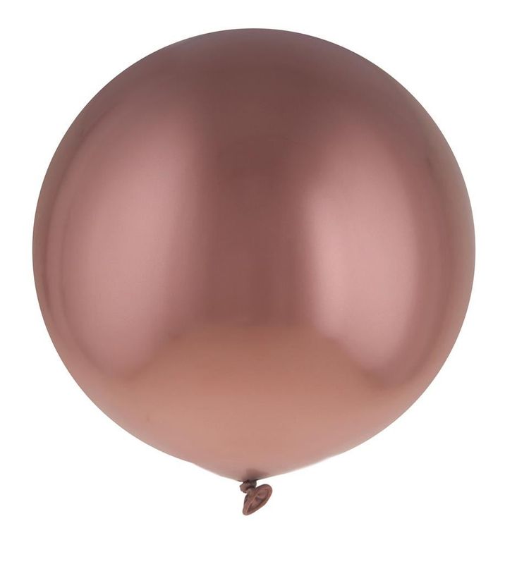 12 ronde ballonnen 35cm chroom koper 12 ronde ballonnen 35cm chroom koper