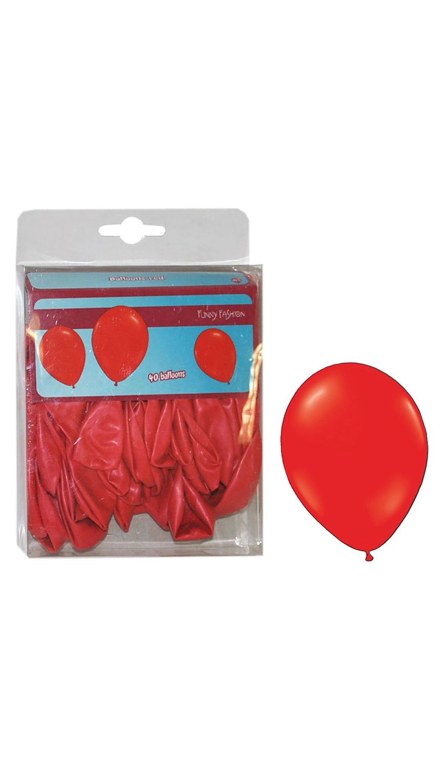 40 Latexballons 25cm Rot