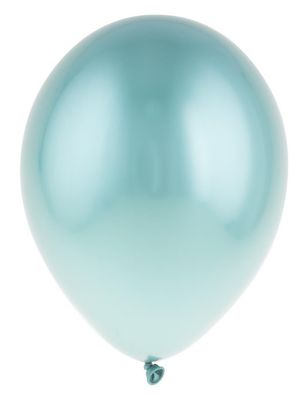 12 Latexballons Chrome Grün 30cm