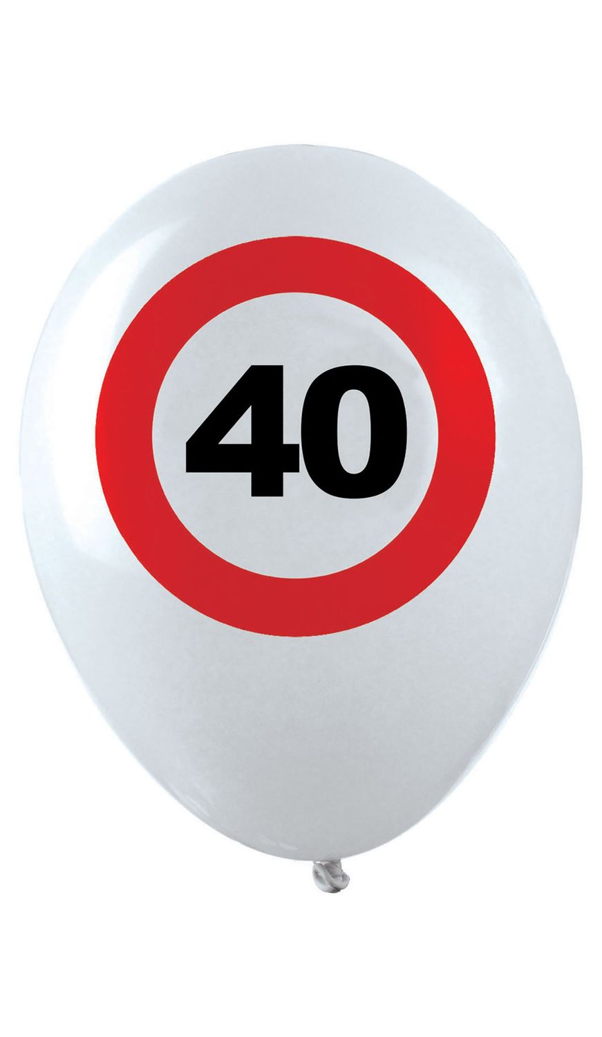 12 ballonnen 30cm Traffic 40 jaar
