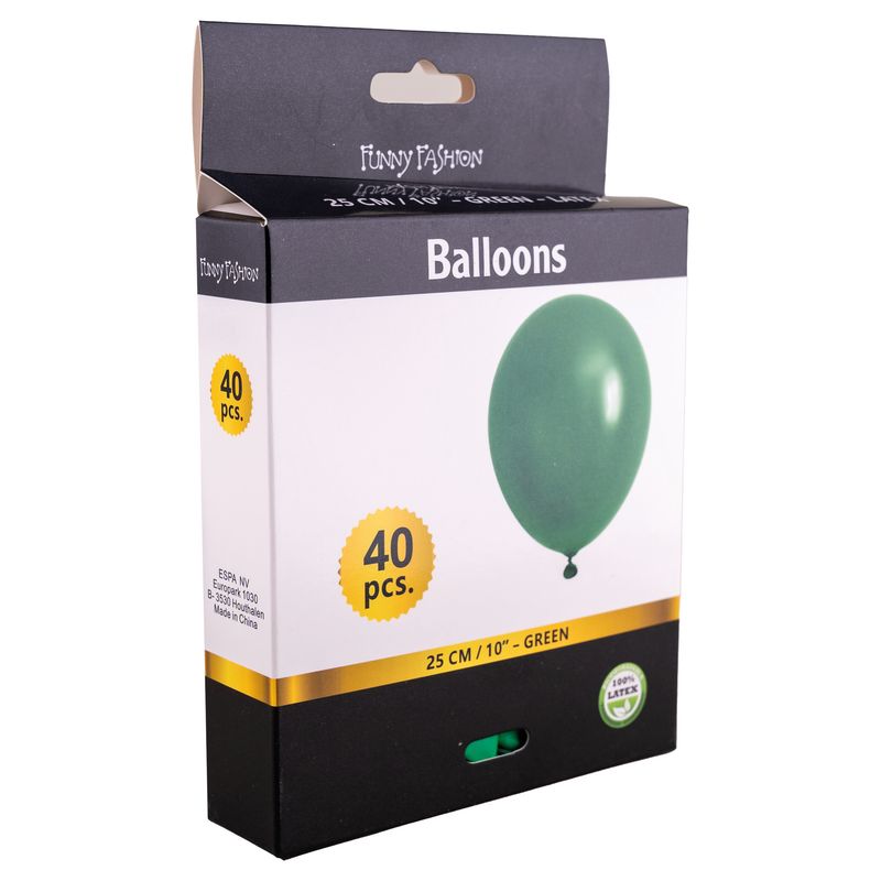 40 Groene ballonnen 25cm