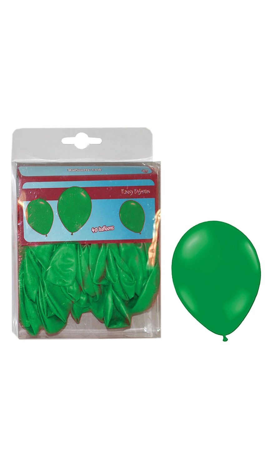 40 Latexballons 25cm Grün