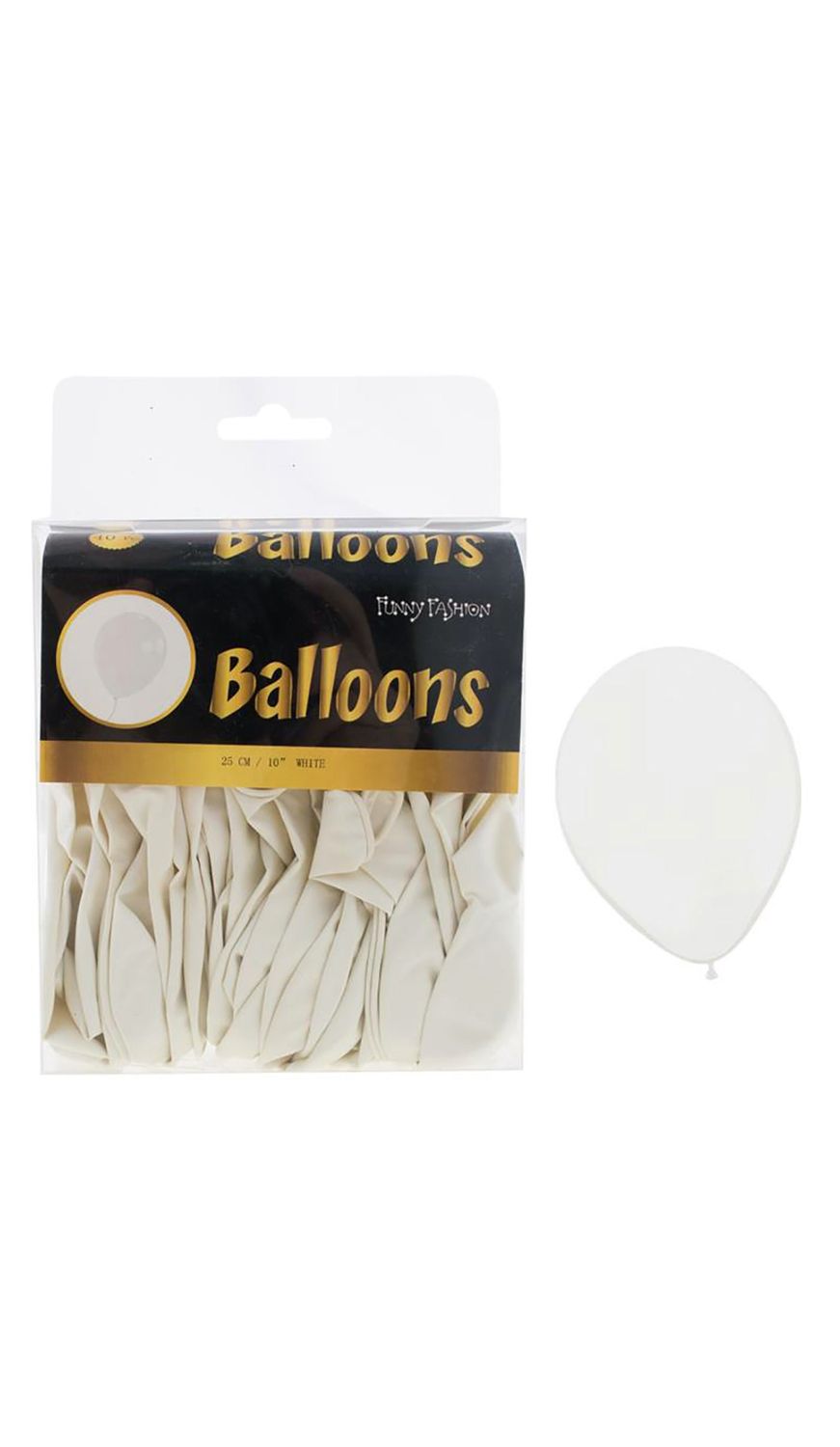 40 Latexballons 25cm Weiß 40 Latexballons 25cm Weiß