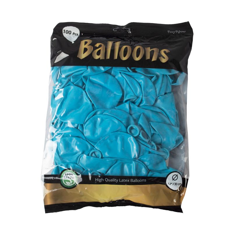 100 ballonnen 30cm lichtBlauw