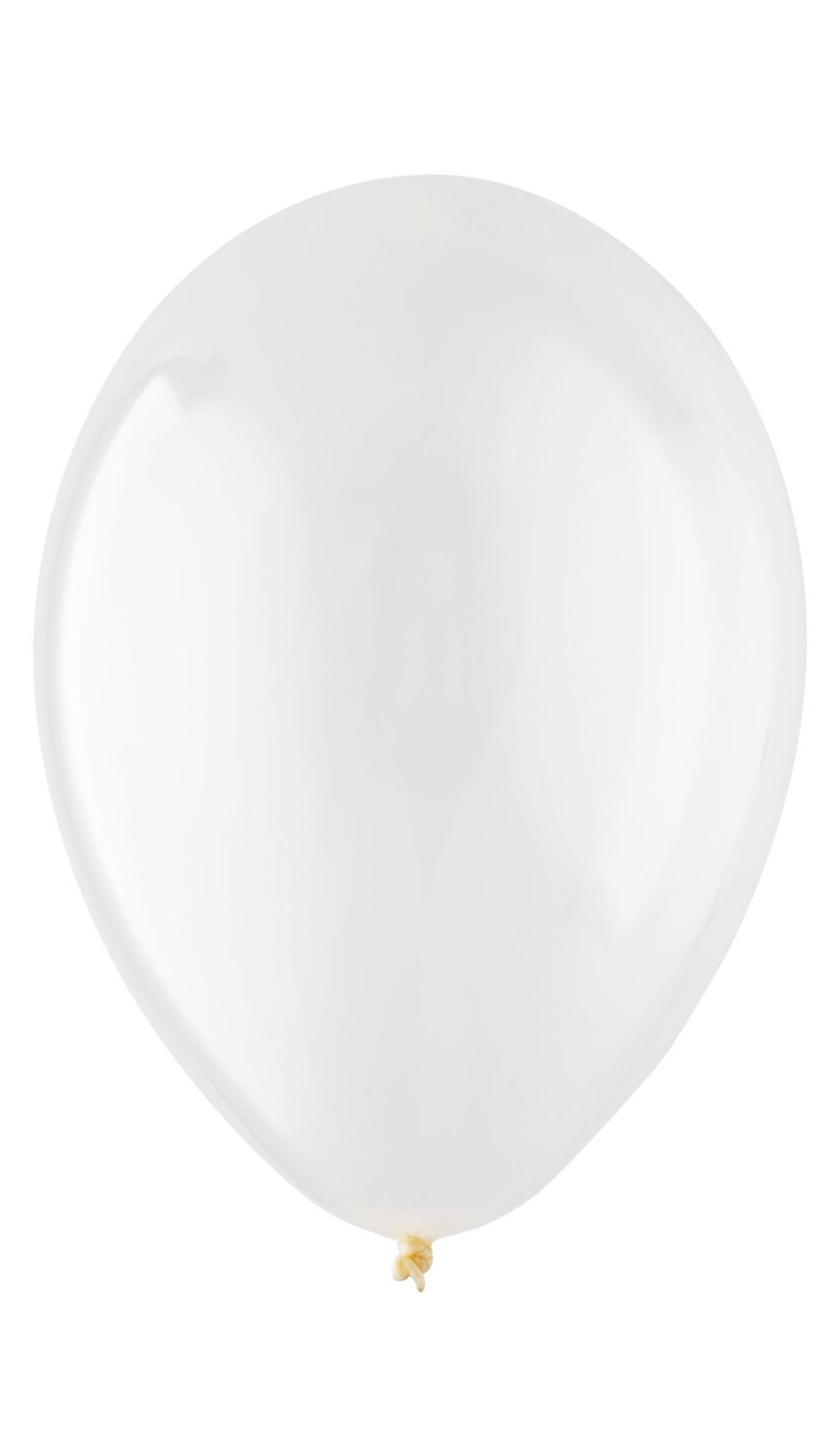100 Uni Luftballons Transparent 30cm