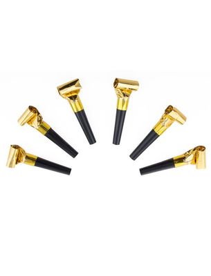 6 Luftrüssel Metallic Gold