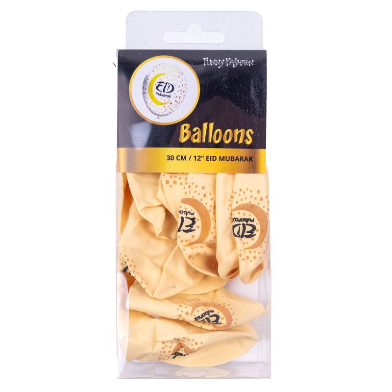 12 Luftballons EID Mubarak 30cm