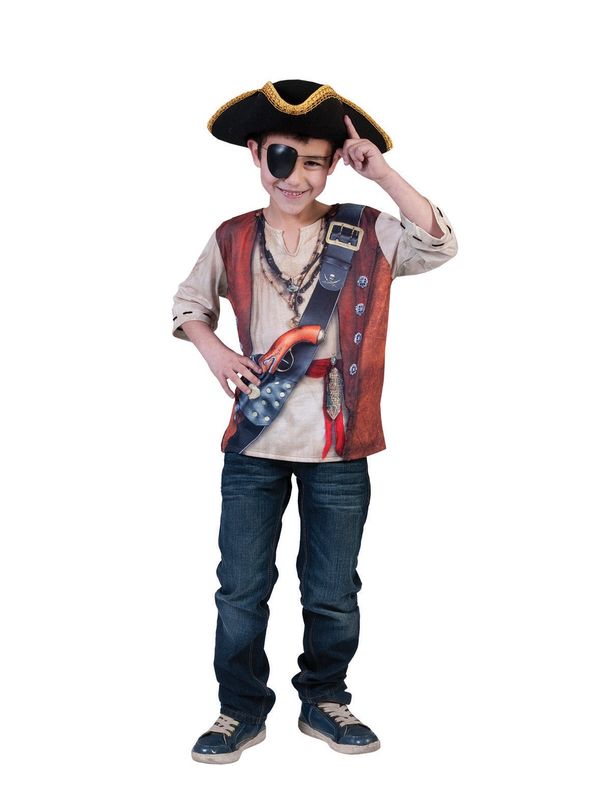 3D-Shirt Pirat Kinder