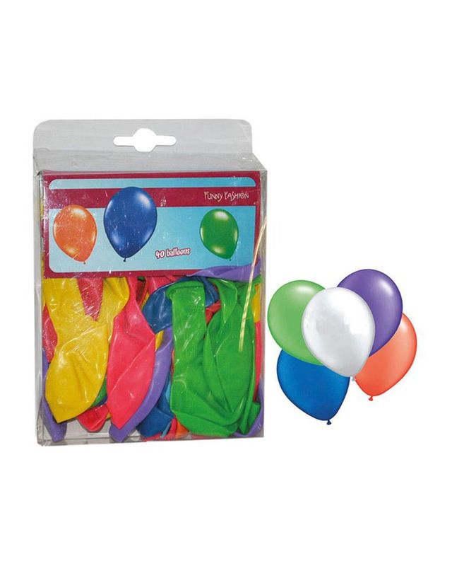 40 Latexballons 25cm Mix