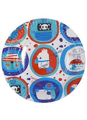 6 Little Captain Pappteller 23cm 6 Little Captain Pappteller 23cm